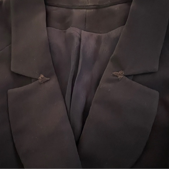 Berk’s Green Bay, Wisconsin Vintage 1940s/50s Suit Coat, Navy Blue, Size L/XL - Picture 8 of 10